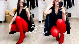 10 Trendy Outfit Ideas with Red GATTA Tights (ft. She's Amoré)