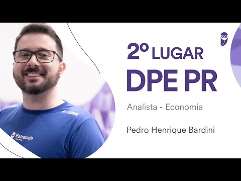 DPE PR: Conheça Pedro Henrique, aprovado em 2° lugar para Analista da Defensoria Pública - Economia