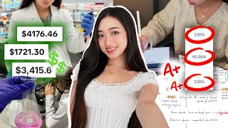 How I consistently study with a FULL TIME JOB (and still get straight As) + FREE PLANNER