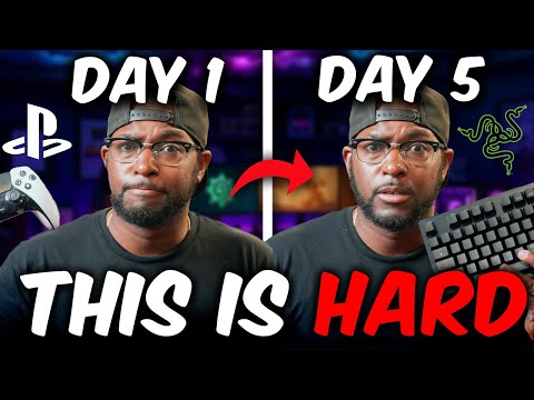 LEAVING CONTROLLERS! TRYING Mouse and Keyboard For FIRST Time...(raging)