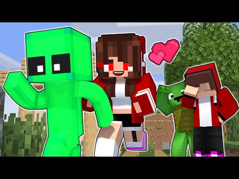 Maizen : JJ's Sister Loves JJ And Mikey's New Friend - Minecraft Animation