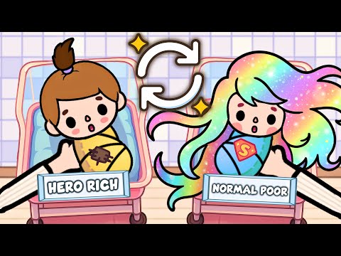 I Was Switched at Birth With a Superhero Baby 🔄⚡ | Toca Boca Life Story