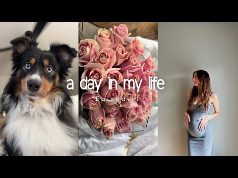 Day in my life : chatty vlog + GRWM+ nursery update + food + shopping :)