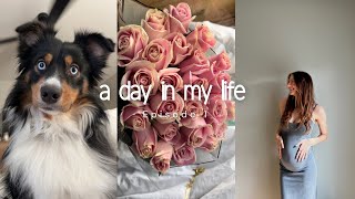 Day in my life : chatty vlog + GRWM+ nursery update + food + shopping :)