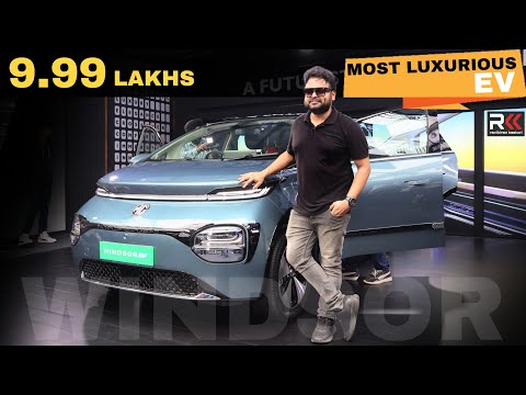 MG Windsor EV - Cheaper & Bigger than NEXON EV | Walkaround Telugu