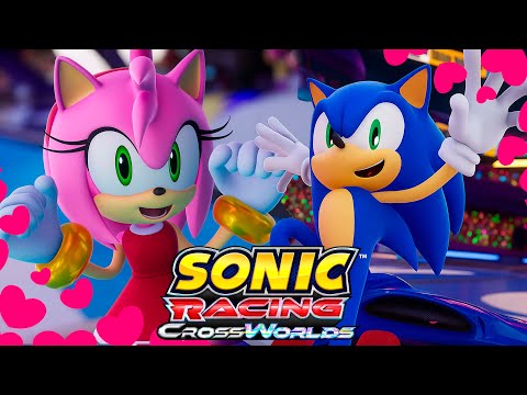 Sonic Racing: CrossWorlds | Sonic Vs Amy Preview | New Clips | 4K Upscale