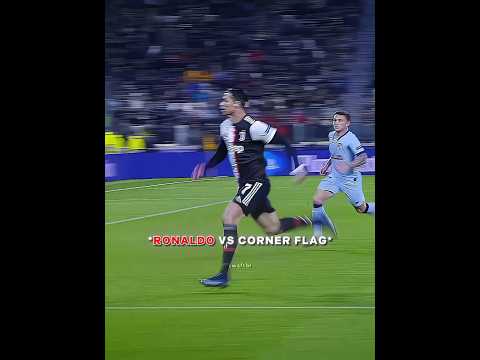 Ronaldo vs Corner flag💀🔥