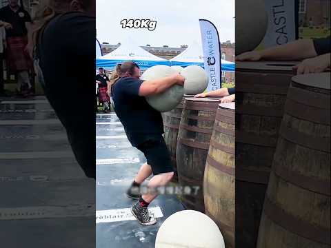 আমি 140 কেজি ওজনের বল চাগিয়ে দেখালাম😱 i put up 140kg ball🎱😲 #shorts #shortvideo #power #games