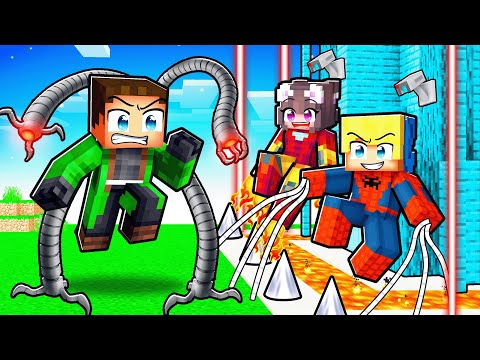 Ich baute die SICHERSTE SUPERHELDEN Basis in Minecraft!