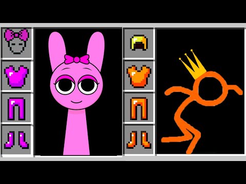 Animation VS Minecraft SPRUNKI INVENTARY Stickman Minecraft Animation StickMan Figure