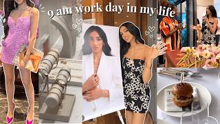 9 am productive day in my life  📸 | bts content creation, influencer event + meeting subscribers