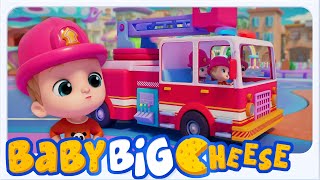 Baby Big Cheese - Las Ruedas del Camión de Bomberos + Canción Infantil Divertida y Educativa