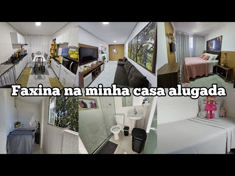 A CASA FICOU BRILHANDO 💛 FAXINA NA CASA TODA