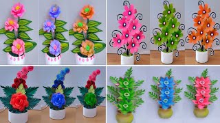 4 beautiful flower bouquet making with paper / diy flower bouquet
