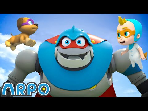 Superhero Arpo Has a CRAZY Dream! | ARPO The Robot | Songs and Cartoons | Best Videos for Babies