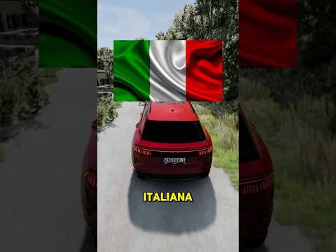 Come Parcheggia La Mia Famiglia Italiana 😂🇮🇹 #car #beamng #italy #