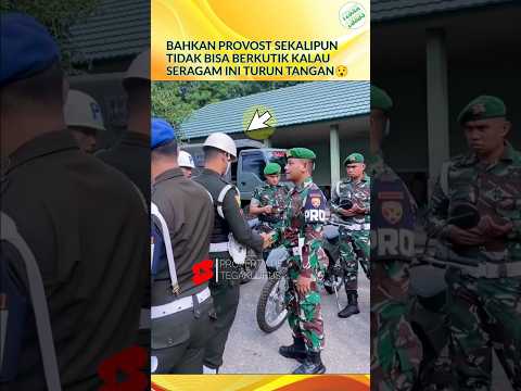 Seragam Paling Ditakuti di Militer#shortvideo #tni #pm #provost #bravotni
