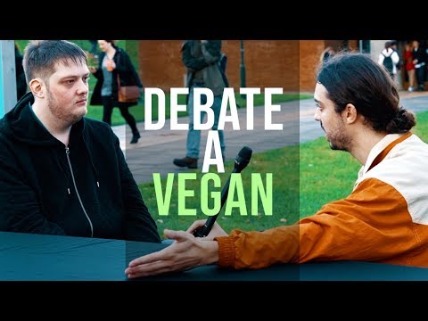 Meat Eater Decides to Challenge Vegan Activist