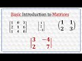 Understanding Matrices and Their Operations