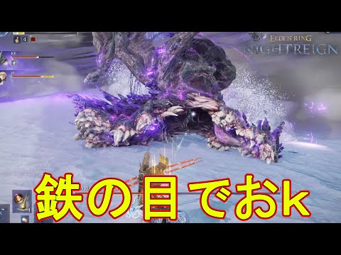 下手クソでも勝てる最強キャラ(鉄の目)で常夜の王にリベンジする！　【エルデンリングナイトレイン】
