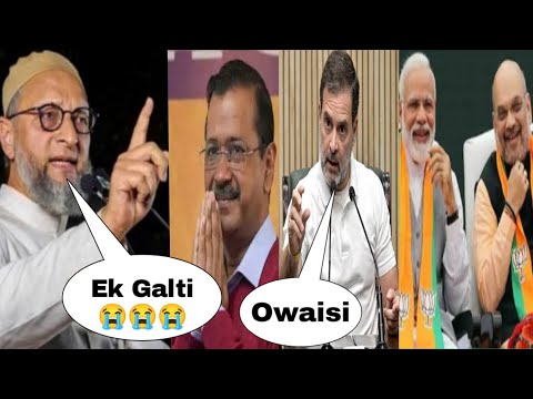 Owaisi Hard Reply 😠 | Asaduddin Owaisi Latest Speech | Owaisi Delhi Election 2025 | AIMIM