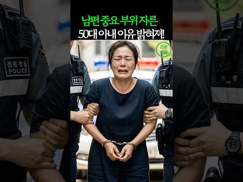 충격! 남편 중요 부위 자른 50대 아내 이유 밝혀져