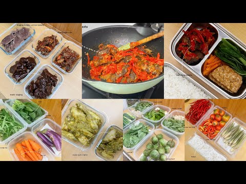 BELANJA & MASAK UNTUK BEKAL, MEAL PREP, FOOD PREPARATION