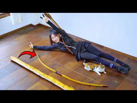 How to Turn a Wood into a 175cm One-Piece LongBow!