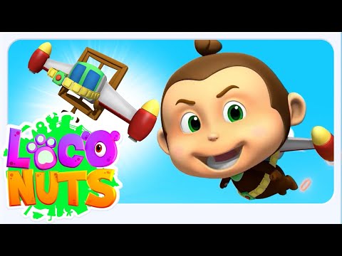 Jet Pack Loco Nuts Cartoon For Kids, जेट पॅक, Funny Silent Cartoon Videos For Kids