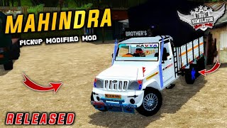 Download MAHINDRA MODIFIED PICKUP MOD for bus simulator indonesia | BUSSID V4.4.1 | #bussidmods 