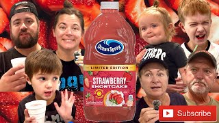 Ocean Spray | STRAWBERRY SHORTCAKE Flavored Cranberry Juice | Limited Edition | Taste Test & Review