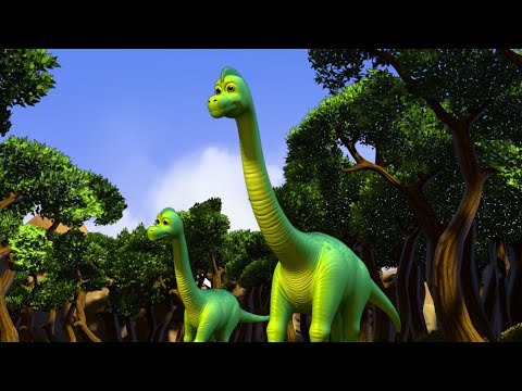 Brachiosaurio (Dinosaurios) Para Niños | Las Mejores Canciones Infantiles Compilacion