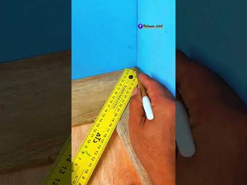 simple trick to fix imprecise floor angles on walls