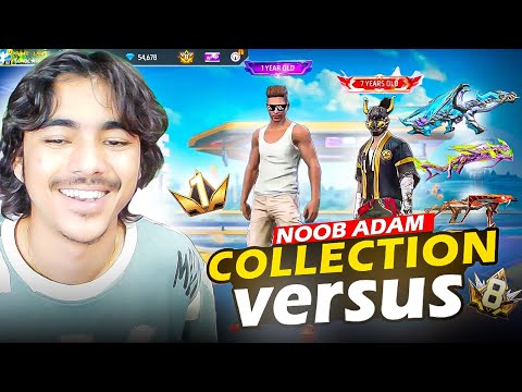 Free Fire Collection Versus 😱 कलुआ Adam vs Worldchat से आ गया Hip Hop 😈 Phir देखो Kya हुआ ⚡