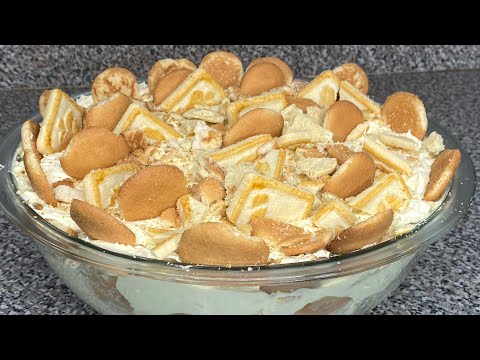 EASY AND QUICK BANANA PUDDING