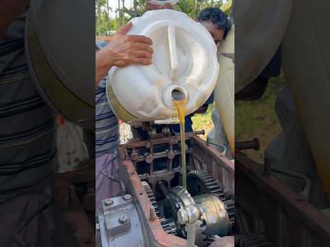 OIB Oil Change || Swaraj 855 #oib #oil #change #swaraj855 #shorts