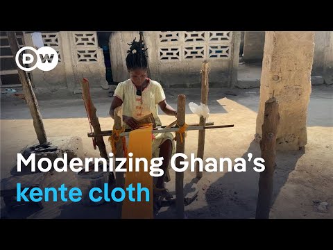 YouTube video thumbnail: Modernizing Kente: How Ghana is Protecting its Iconic Cloth
