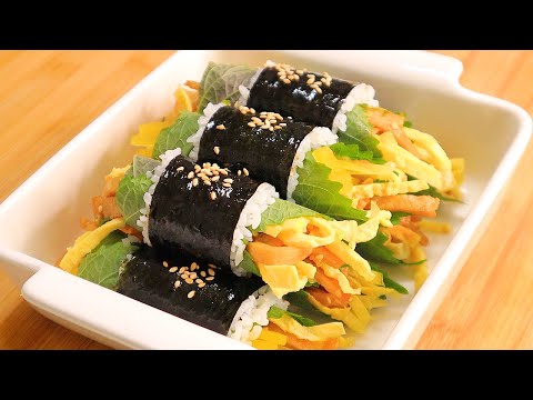 꼬마김밥을 이렇게 만드세요! 쫄깃담백하고 맛있는 한끼가 완성됩니다??