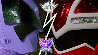 KINGOHGER vs KIRAMAGER #powerrangers #kingohger #kiramager