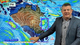 Australia: Cold fronts WA, rain & thunderstorms NSW/Qld