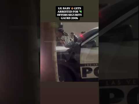 Lil Baby Gets Arrested For Having 🔫 Offers Security Guard 200k To Help  #lilbaby #hiphop