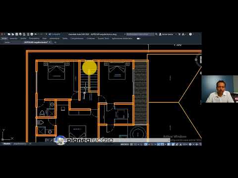 Plano y Modelo Tridimensional de Casa 13x50 con 4 Rec. en 2 Niv.