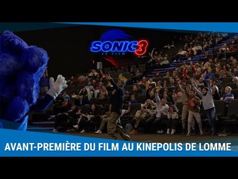 Avant-première de Sonic 3 - Le Film au Kinepolis de Lomme [Le 25 décembre au cinéma]