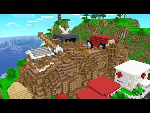 NEDEN KÖYÜMÜZ GÖMÜLDÜ? - Minecraft