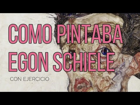 Como pintaba Egon Schiele. Con ejercicio