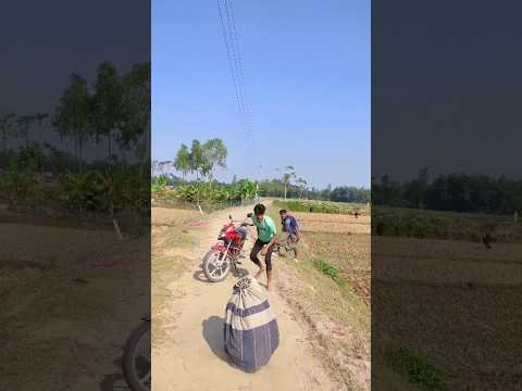This is in front of the motorcycle.2
