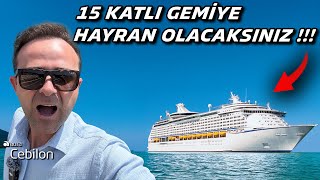Bakın 15 Katlı Gemide Neler Var -  Yüzen Otele HAYRAN OLACAKSINIZ !!!