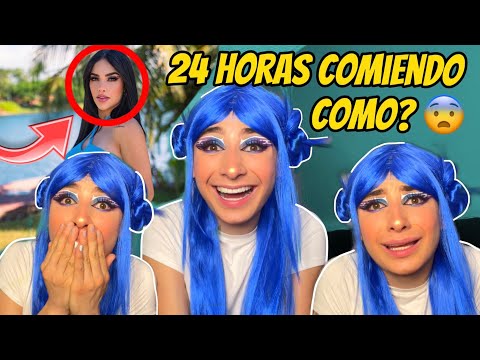 24 HORAS COMIENDO COMO KIMBERLY LOAIZA 😨😳🔥. (no esperaba esto)