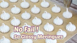 No-Fail Crisp & Glossy Meringues – Perfect Every Time!🔹