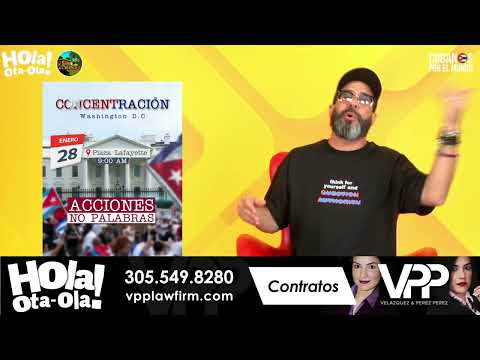 "La caravana en Washington D.C. va porque va" así responde Otaola y explica su importancia para Cuba